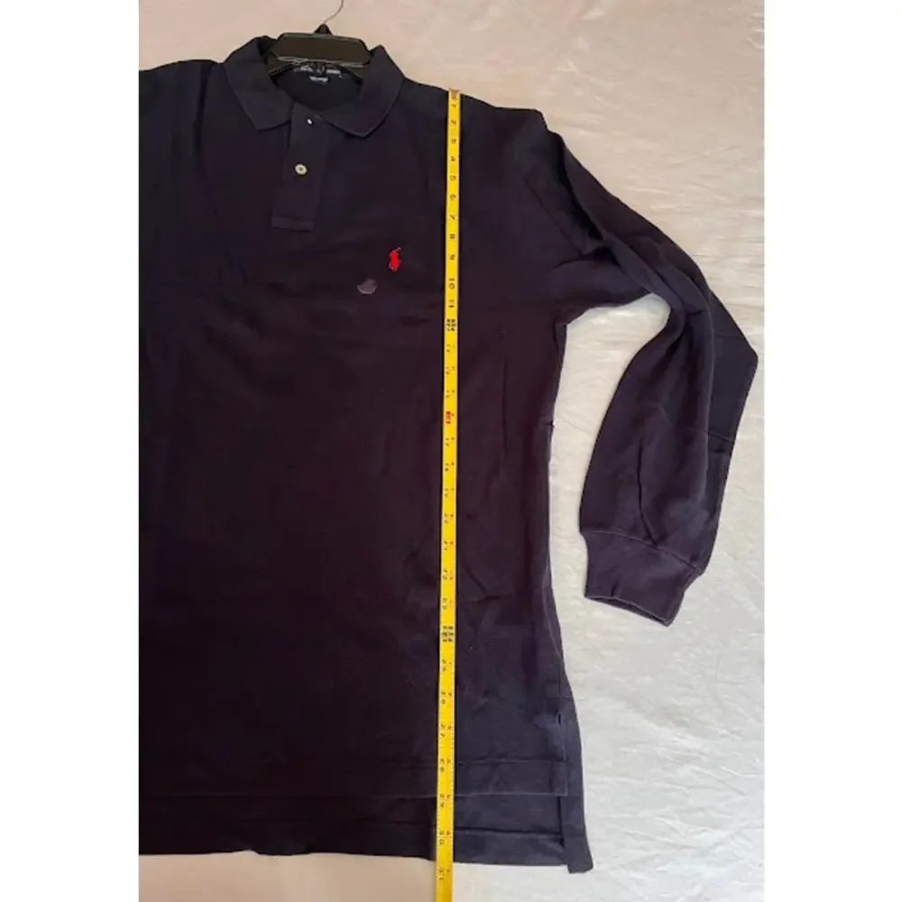 Polo by Ralph Lauren Shirt Navy Long Sleeve NWOT Vintage 1980s